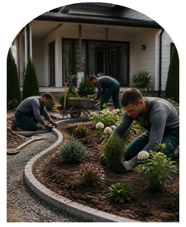 Клумбы под ключ в Воронеже по цене от 8056 р. | Метпроект-Врн